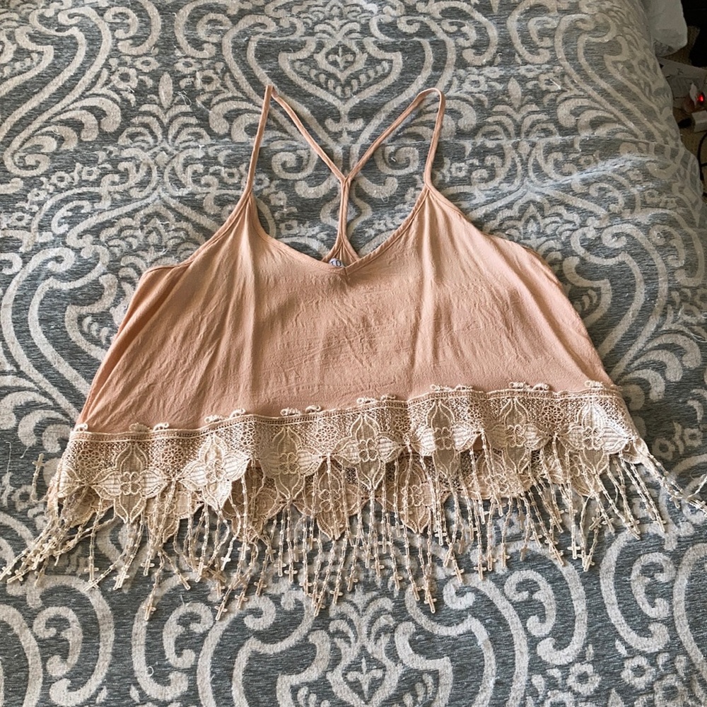 Pink crop top